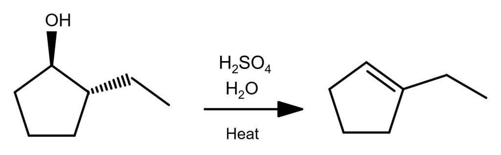 E1 Elimination Reaction 1-1-1 Example Practice Organic Chemistry