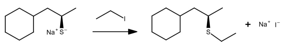 SN2 Substitution Reaction ethyl iodide